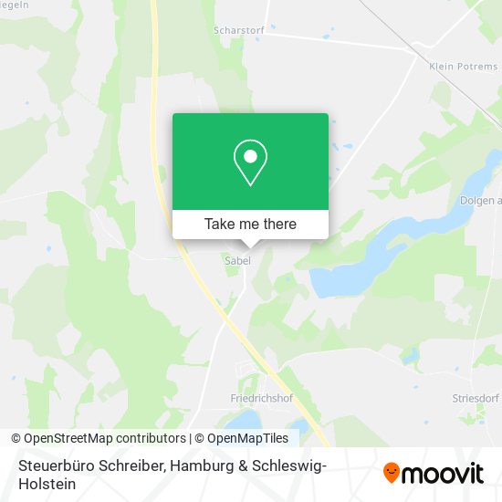 Steuerbüro Schreiber map