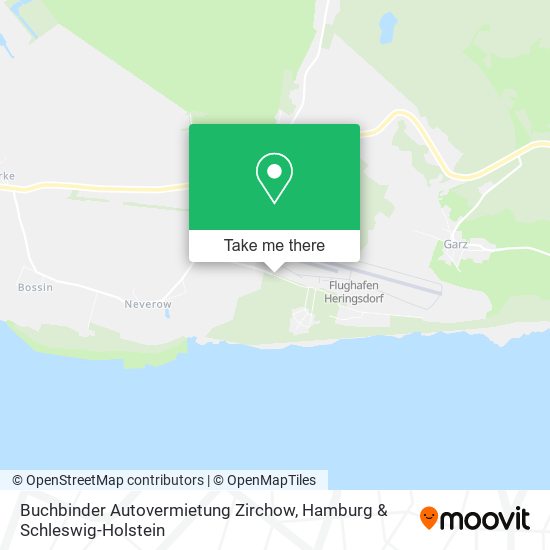 Buchbinder Autovermietung Zirchow map