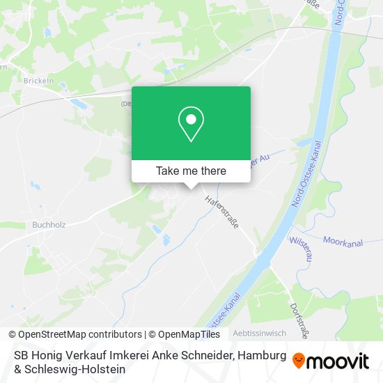 SB Honig Verkauf Imkerei Anke Schneider map