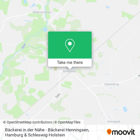 Bäckerei in der Nähe - Bäckerei Henningsen map