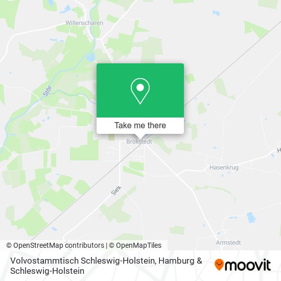 Volvostammtisch Schleswig-Holstein map