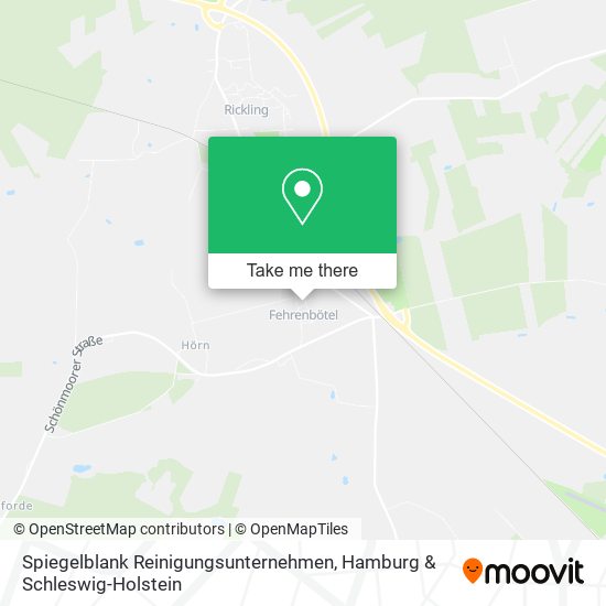 Spiegelblank Reinigungsunternehmen map