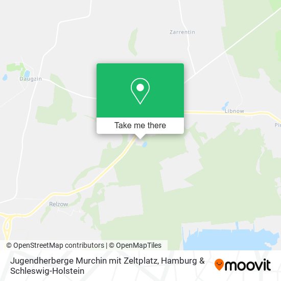 Jugendherberge Murchin mit Zeltplatz map