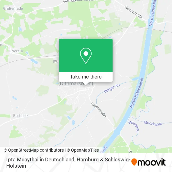 Карта Ipta Muaythai in Deutschland