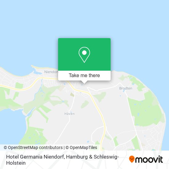 Hotel Germania Niendorf map