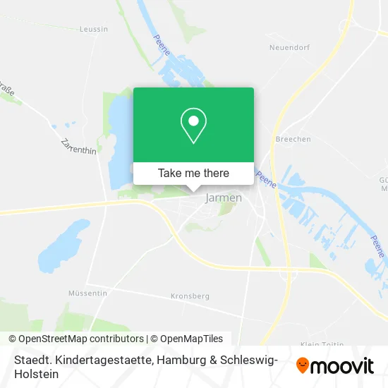 Карта Staedt. Kindertagestaette