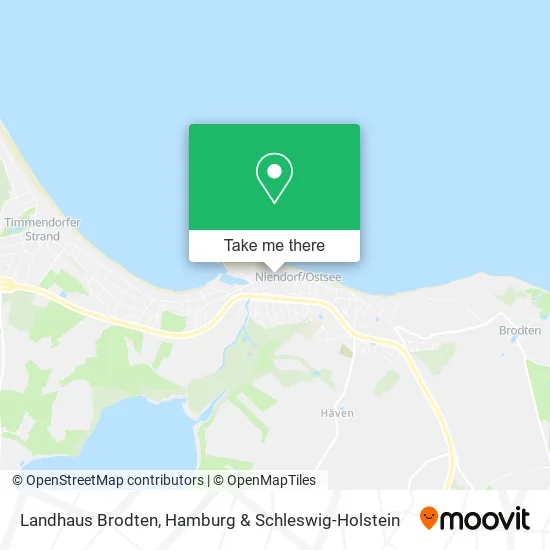 Карта Landhaus Brodten