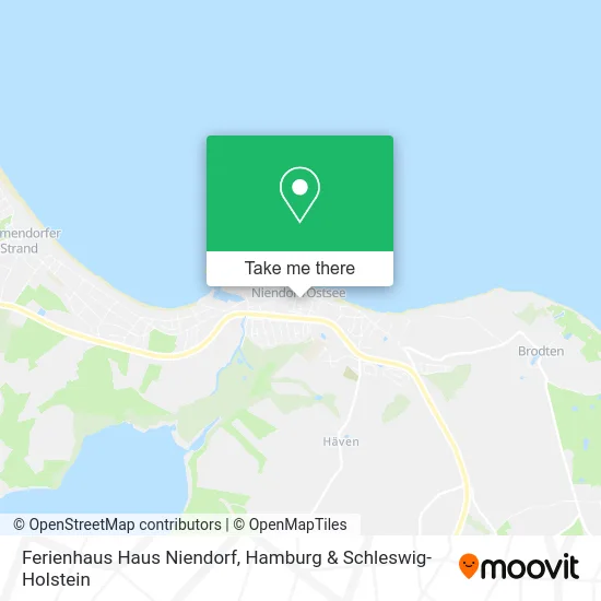 Карта Ferienhaus Haus Niendorf