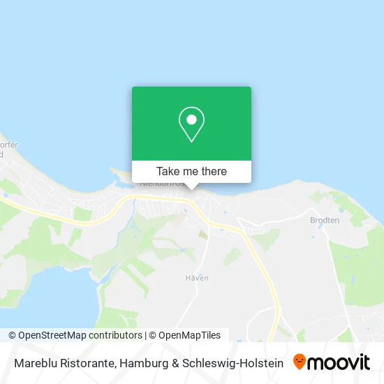 Карта Mareblu Ristorante