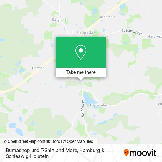 Bümashop und T-Shirt and More map