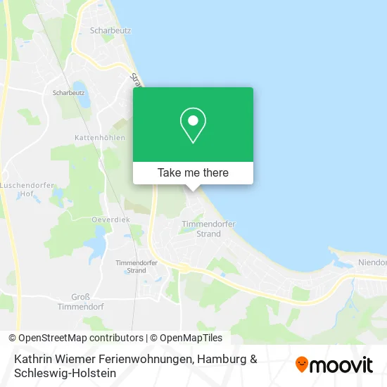 Карта Kathrin Wiemer Ferienwohnungen