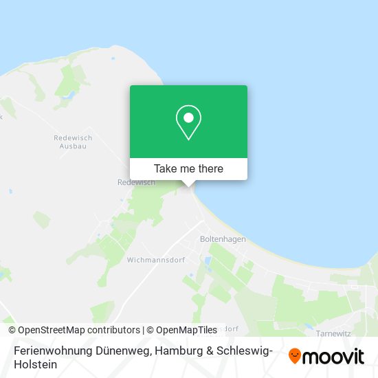 Ferienwohnung Dünenweg map