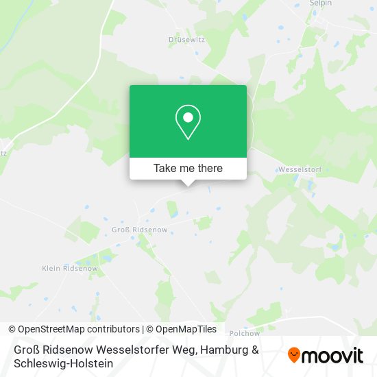 Groß Ridsenow Wesselstorfer Weg map