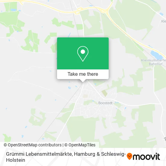 Карта Grümmi Lebensmittelmärkte