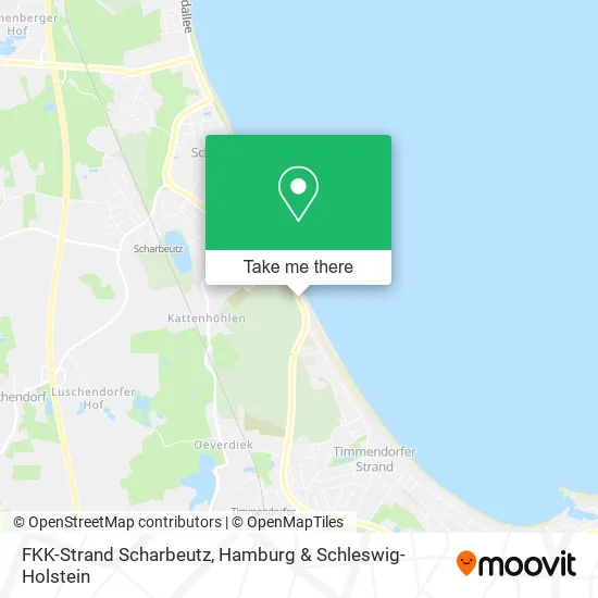 Карта FKK-Strand Scharbeutz