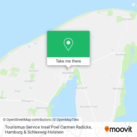 Карта Tourismus-Service Insel Poel Carmen Radicke