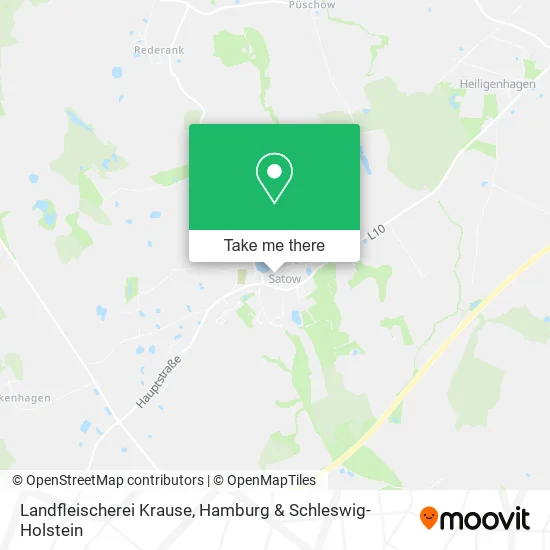 Карта Landfleischerei Krause
