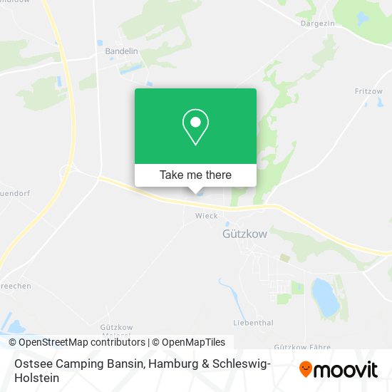 Ostsee Camping Bansin map