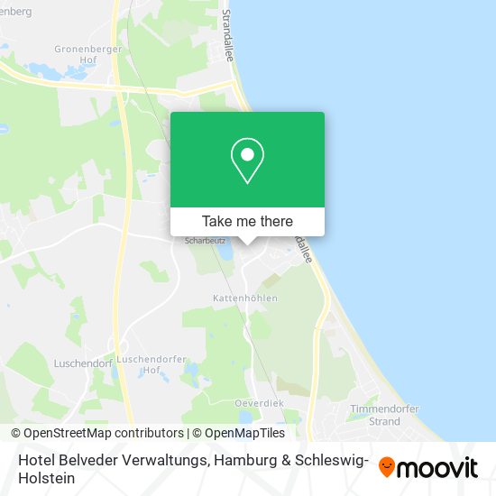Hotel Belveder Verwaltungs map