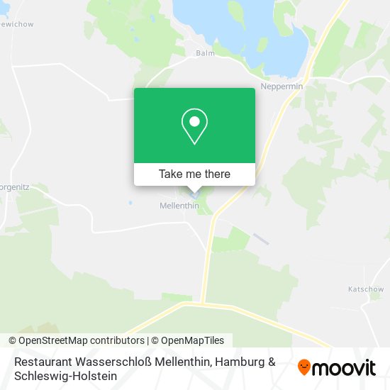 Restaurant Wasserschloß Mellenthin map