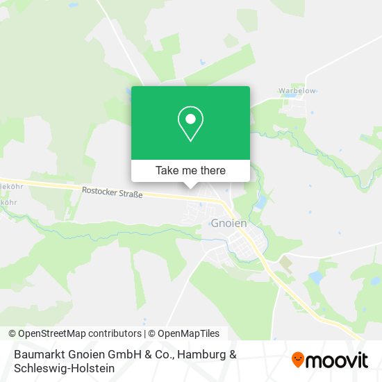 Baumarkt Gnoien GmbH & Co. map