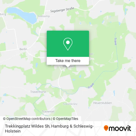 Карта Trekkingplatz Wildes Sh