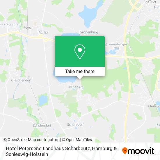 Hotel Petersen's Landhaus Scharbeutz map