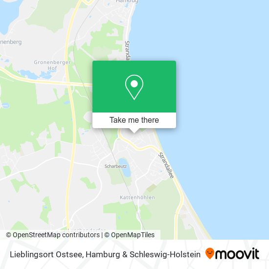 Lieblingsort Ostsee map