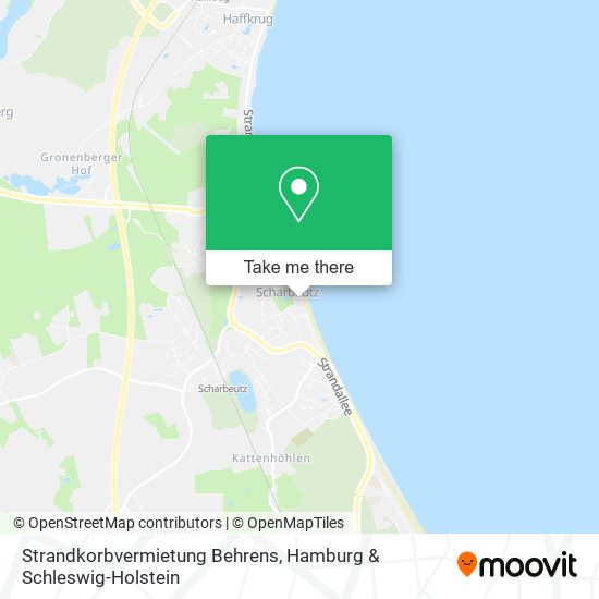 Strandkorbvermietung Behrens map