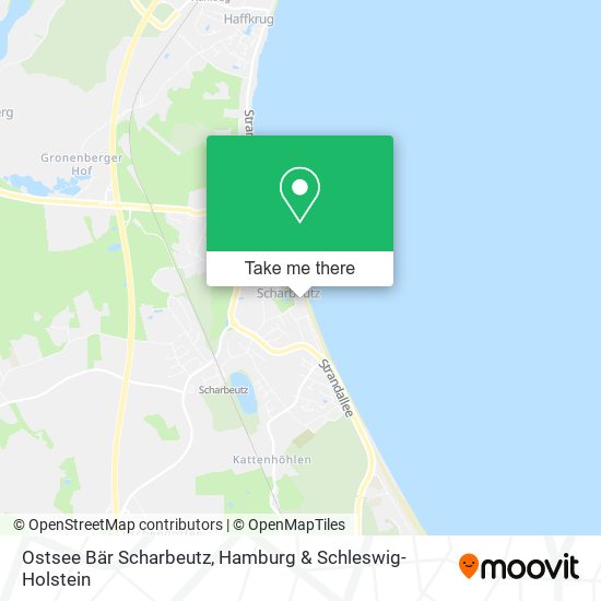 Ostsee Bär Scharbeutz map