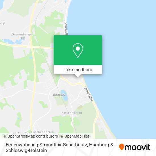 Ferienwohnung Strandflair Scharbeutz map