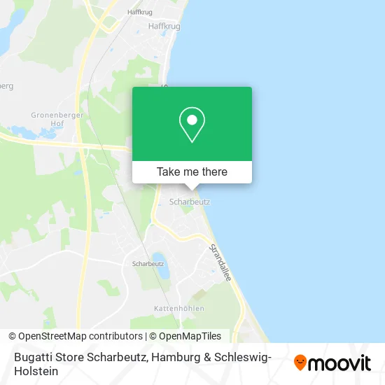 Карта Bugatti Store Scharbeutz