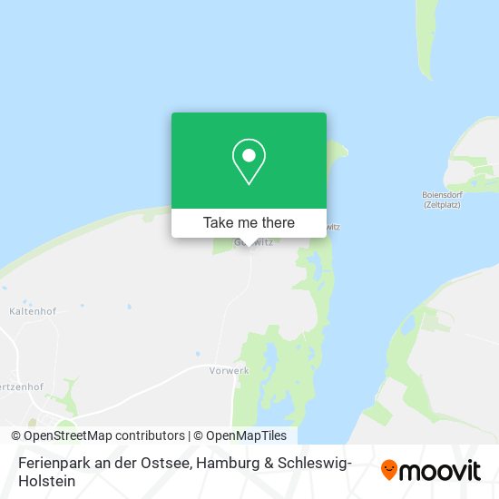 Ferienpark an der Ostsee map