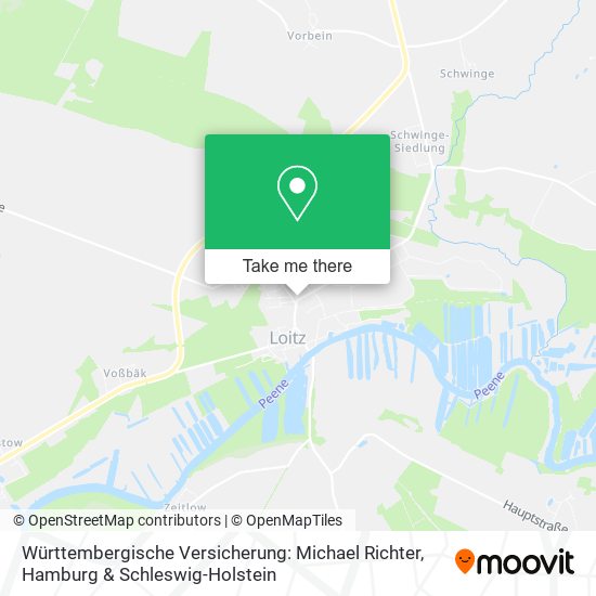 Württembergische Versicherung: Michael Richter map