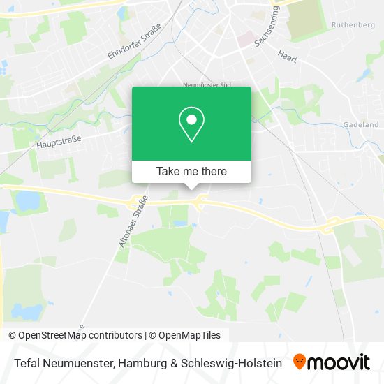 Tefal Neumuenster map