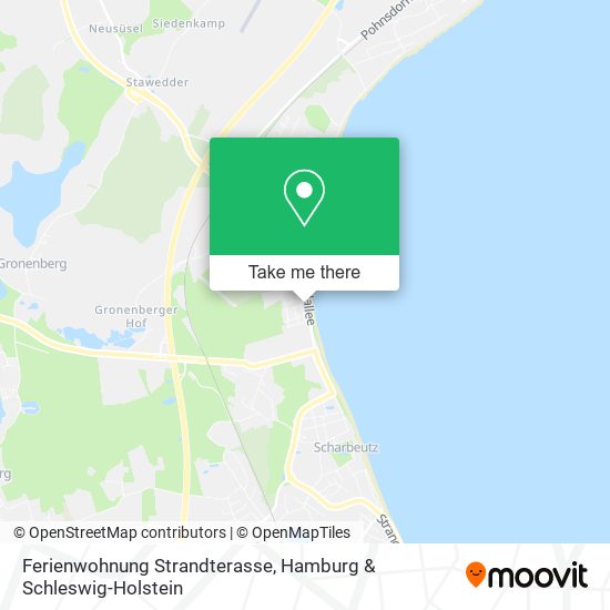 Ferienwohnung Strandterasse map