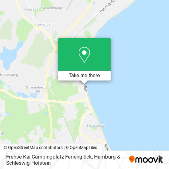 Карта Frehse Kai Campingplatz Ferienglück