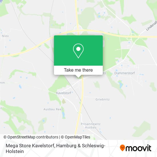 Mega Store Kavelstorf map