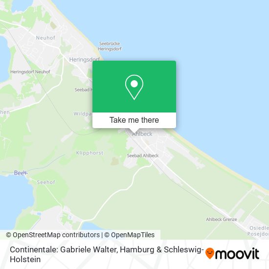 Continentale: Gabriele Walter map