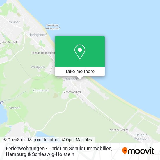 Ferienwohnungen - Christian Schuldt Immobilien map