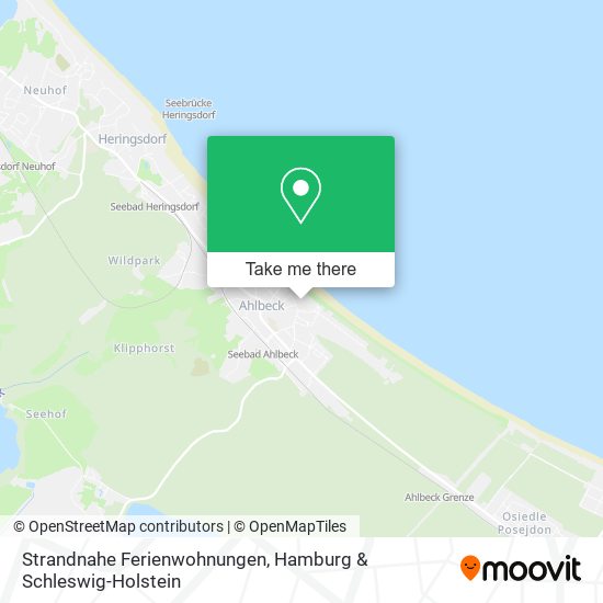 Strandnahe Ferienwohnungen map