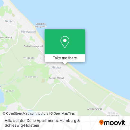 Villa auf der Düne Apartments map