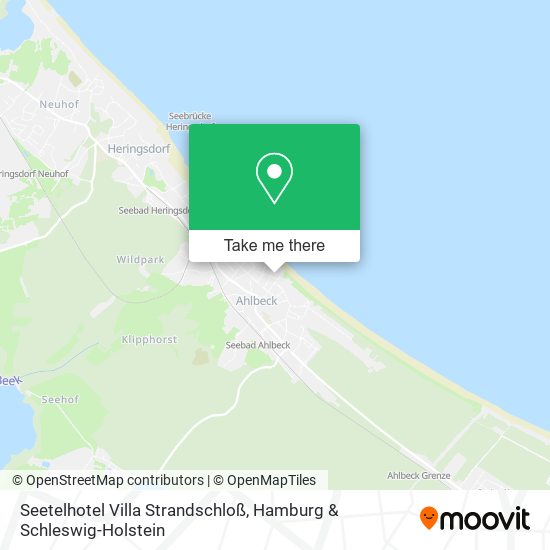 Seetelhotel Villa Strandschloß map