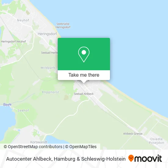 Карта Autocenter Ahlbeck