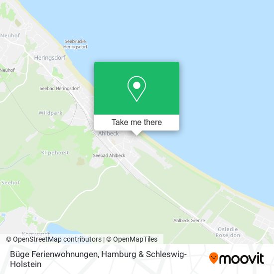 Büge Ferienwohnungen map