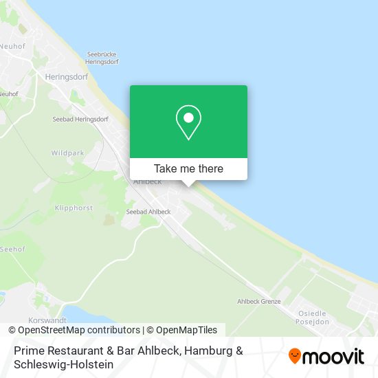 Prime Restaurant & Bar Ahlbeck map