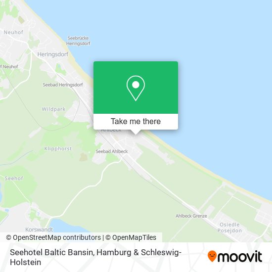 Seehotel Baltic Bansin map
