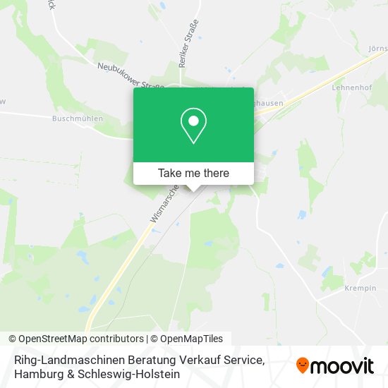 Rihg-Landmaschinen Beratung Verkauf Service map