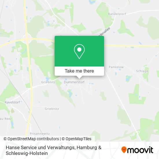 Hanse Service und Verwaltungs map