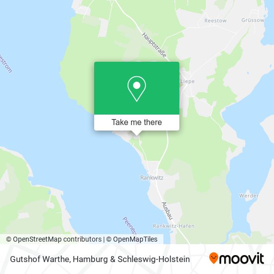 Gutshof Warthe map